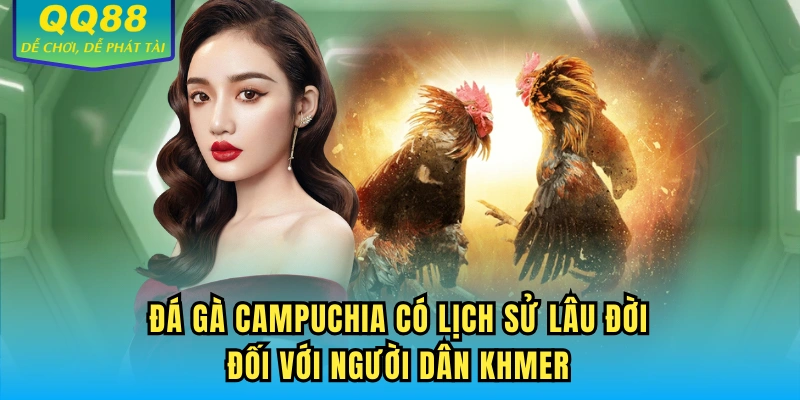 Đá gà Campuchia có lịch sử lâu đời đối với người dân Khmer