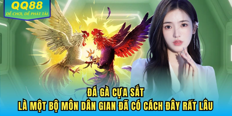 Đá gà cựa sắt là một bộ môn dân gian đã có cách đây rất lâu